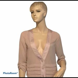 Lauren Conrad Sheer Blouse Cami Top NWT XS